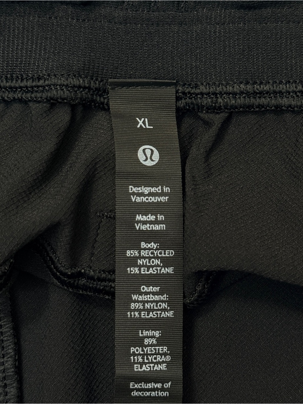 Lululemon Men''s License to Train Black Linerless 7'' Shorts Sz XL Gym Fitness - Picture 10 of 12